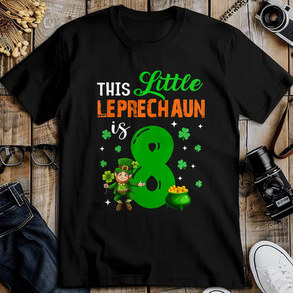 Patrick Day Shirts for Family, Funny Patrick Day shirts, st patrick's day Unisex T-Shirt/Hoodie/Sweatshirt HLT00 - This Leprechaun Is 8 Year Old Birthday Lucky St Patrick Day T-Shirt