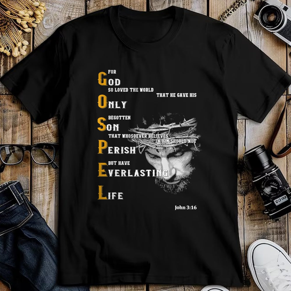Christian Tee, Christian Faith Unisex T-Shirt/Hoodie/Sweatshirt HLT00 - For God So Loved The World Love Jesus Christian T-Shirt