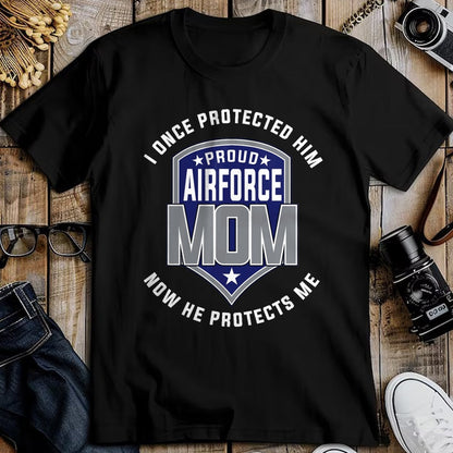 Gift for Mom Shirt, Funny Mom Unisex T-Shirt/Hoodie/Sweatshirt HLT00 - Proud Airforce mom Protect Sons T-Shirts T-Shirt