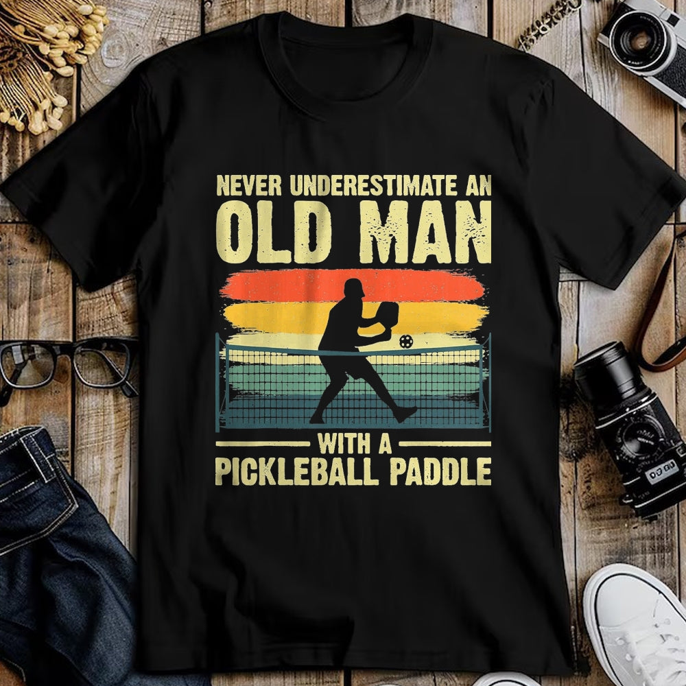 Funny Pickleball Shirt, Pickleball Lover Unisex T-Shirt/Hoodie/Sweatshirt HLT00 - Cool Pickleball Design for Men Grandpa Pickleball Player T-Shirt, Men, Black, X-Large