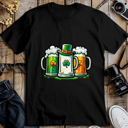 Patrick Day Shirts for Family, Funny Patrick Day shirts, st patrick's day Unisex T-Shirt/Hoodie/Sweatshirt HLT00 - St. Patrick Day Irish Ireland Flag Green Beer Lover T-Shirt
