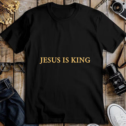Christian Tee, Christian Faith Unisex T-Shirt/Hoodie/Sweatshirt HLT00 - Jesus is King Christian T-Shirt