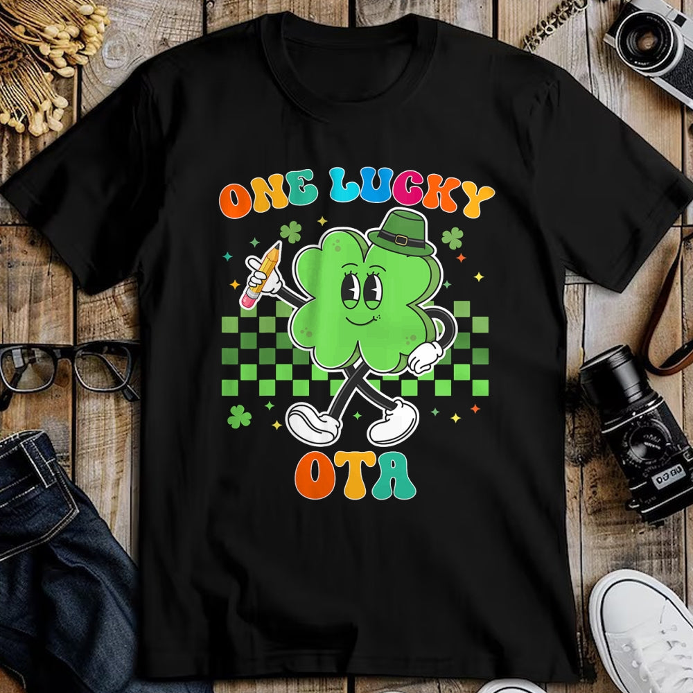 Patrick Day Shirts for Family, Funny Patrick Day shirts, st patrick's day Unisex T-Shirt/Hoodie/Sweatshirt HLT00 - Vintage One Lucky OTA St Patrick Day School Assistant T-Shirt