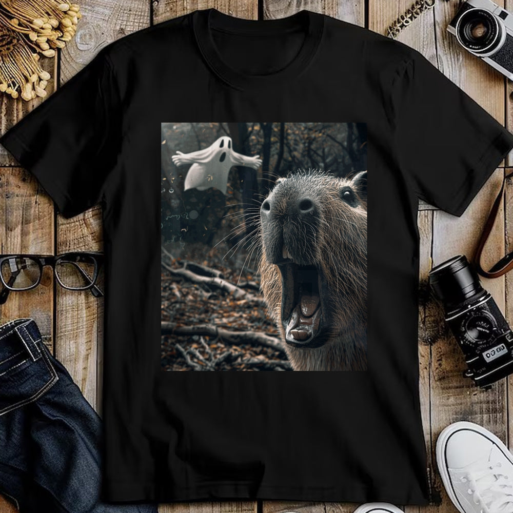 Cute Capybara Shirt, Funny Capybara Unisex T-Shirt/Hoodie/Sweatshirt HLT00 - Funny Graphic Capybara Long Sleeve T-Shirt (7)