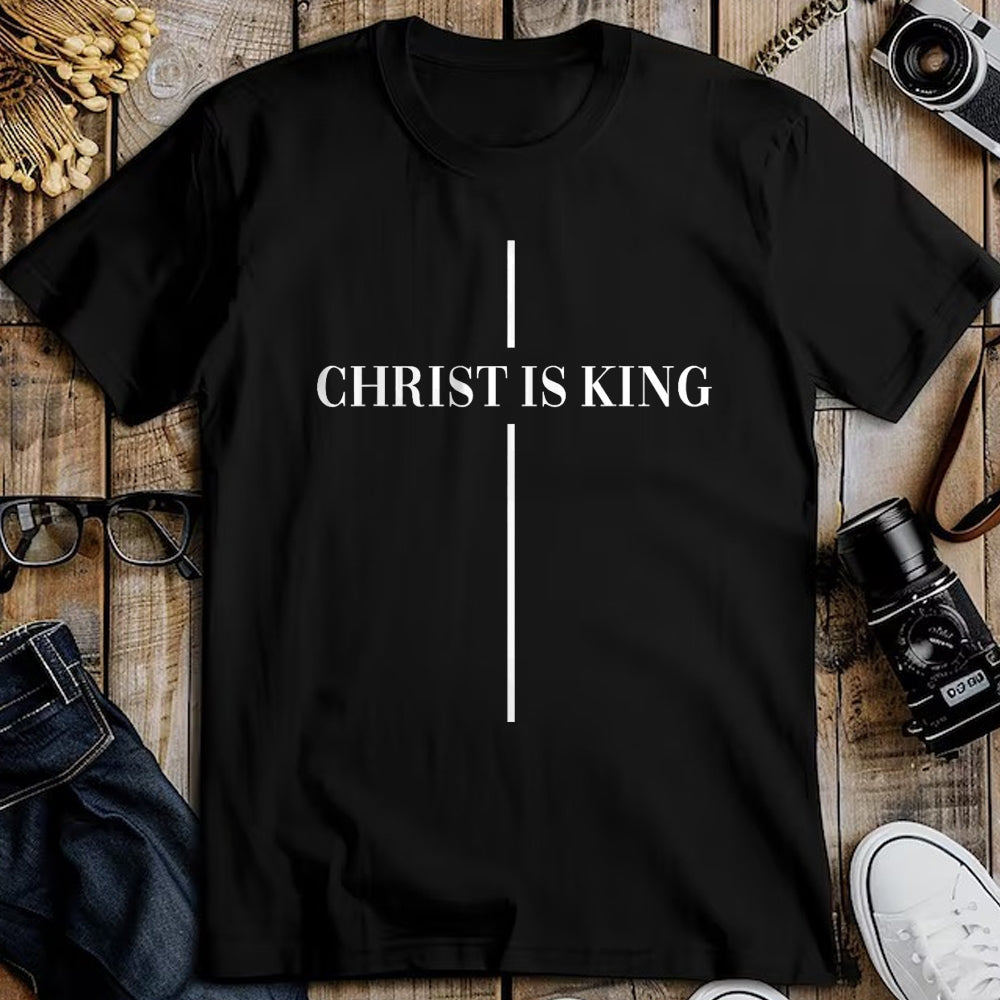 Christian Tee, Christian Faith Unisex T-Shirt/Hoodie/Sweatshirt HLT00 - Christian Christianity Christ Is King Jesus Christ Catholic T-Shirt