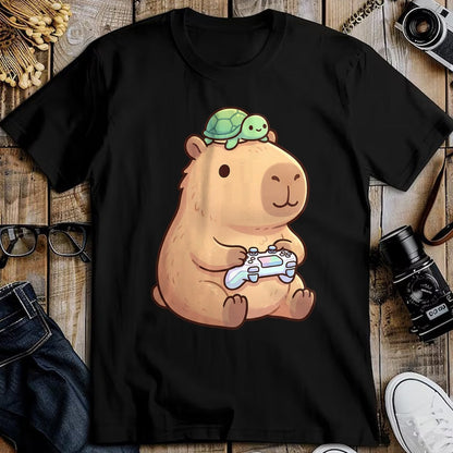 Cute Capybara Shirt, Funny Capybara Unisex T-Shirt/Hoodie/Sweatshirt HLT00 - Cute Capybara Anime Gamer Turtle Funny Graphic Kawaii T-Shirt
