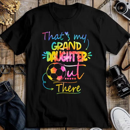 Best Grandpa Shirt, Proud Grandpa Unisex T-Shirt/Hoodie/Sweatshirt HLT00 - That's My Granddaughter Out There Soccer Grandma Grandpa Long Sleeve T-Shirt