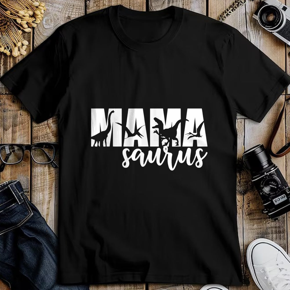 Gift for Mom Shirt, Funny Mom Unisex T-Shirt/Hoodie/Sweatshirt HLT00 - MamaSaurus T rex Dinosaur Funny Mama Saurus Mother_s Day T-Shirt