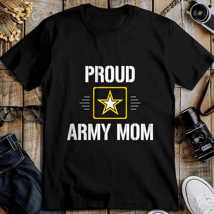 Gift for Mom Shirt, Funny Mom Unisex T-Shirt/Hoodie/Sweatshirt HLT00 - Proud Army Mom - T-Shirt
