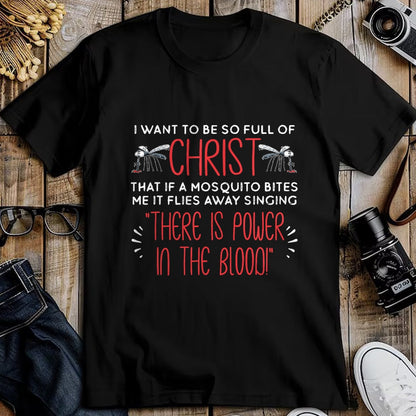 Christian Tee, Christian Faith Unisex T-Shirt/Hoodie/Sweatshirt HLT00 - Christian Mosquito Joke Funny Religious Christ Follower T-Shirt Jesus T-Shirt (Copy)