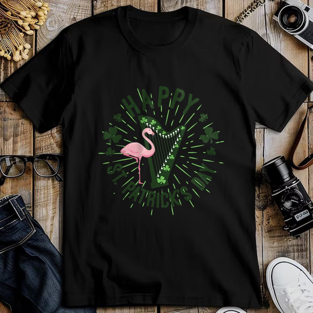 Patrick Day Shirts for Family, Funny Patrick Day shirts, st patrick's day Unisex T-Shirt/Hoodie/Sweatshirt HLT00 - Irish Flamingo Green Saint Patrick Day Lucky st pattys Party T-Shirt