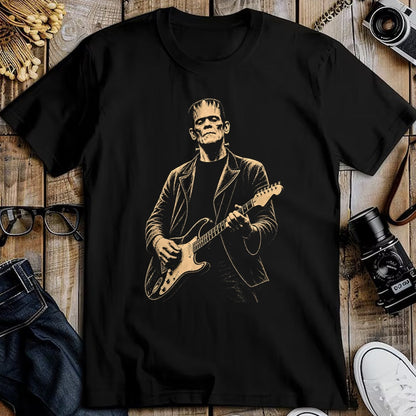 Guitar Lover Shirt, Funny Guitar UnisexT-Shirt/Hoodie/Sweatshirt HLT00 - Vintage Frankenstein Playing Guitar Halloween Frankenstein T-Shirt