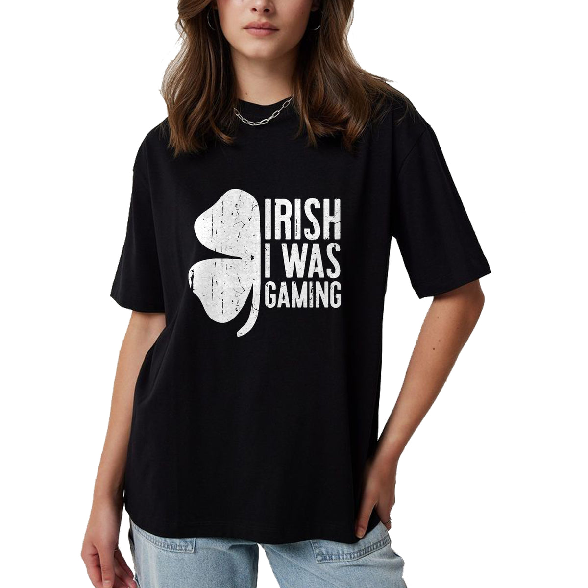 Patrick Day Shirts for Family, Funny Patrick Day shirts, st patrick's day Unisex T-Shirt/Hoodie/Sweatshirt HLT00 - Irish I Was Gaming T-Shirt Saint Patrick Day Shirt T-Shirt