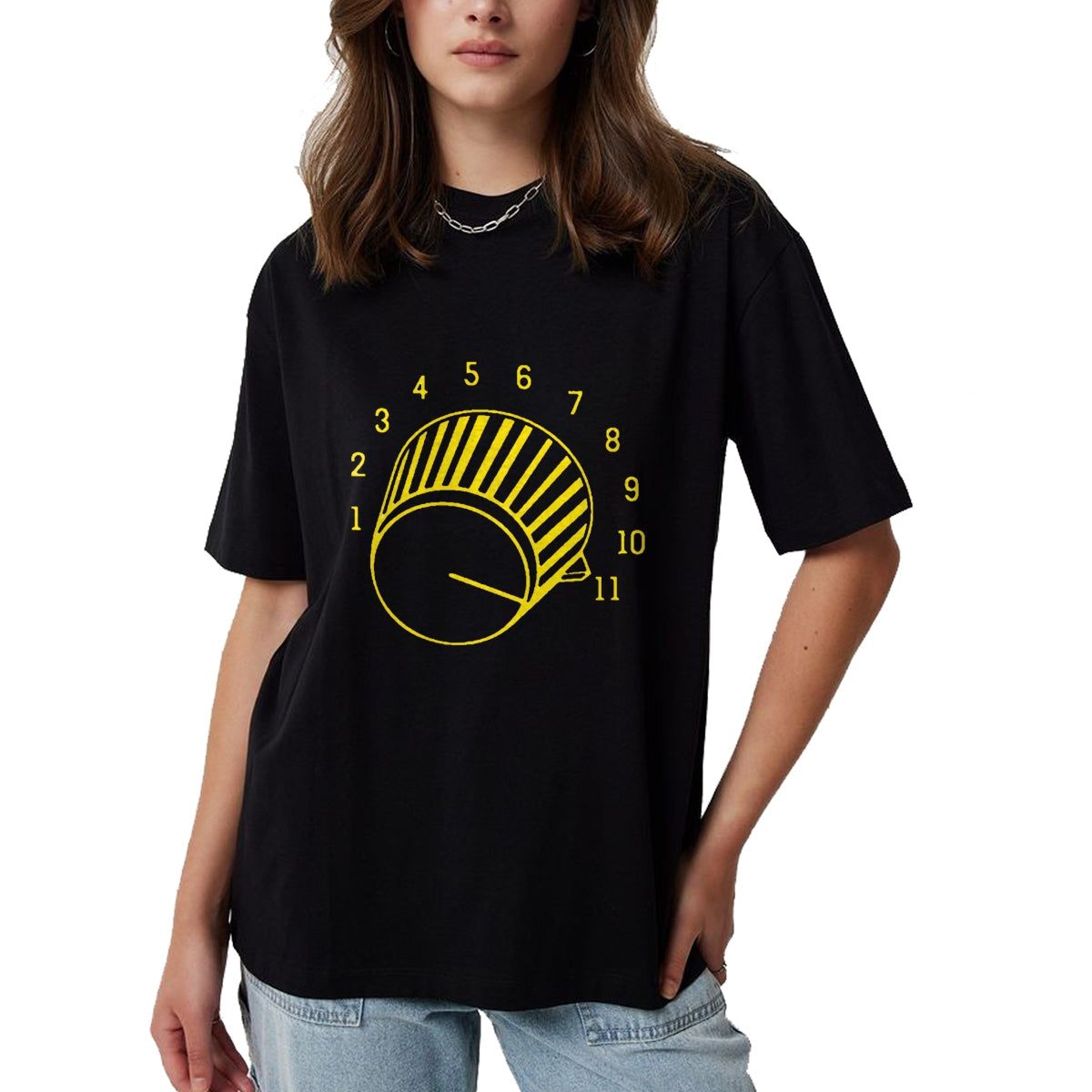 Guitar Lover Shirt, Funny Guitar UnisexT-Shirt/Hoodie/Sweatshirt HLT00 - Guitar Shirt Volume up to 11 T-Shirt
