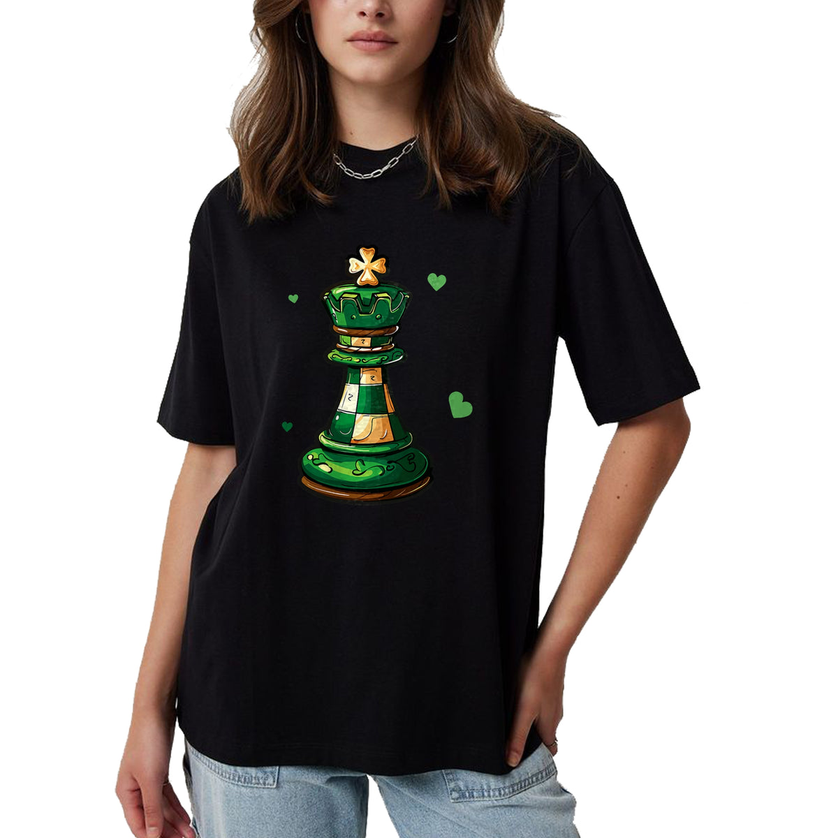 Patrick Day Shirts for Family, Funny Patrick Day shirts, st patrick's day Unisex T-Shirt/Hoodie/Sweatshirt HLT00 - Chess Funny St. Patrick Day Lucky Irish Shamrock Player T-Shirt