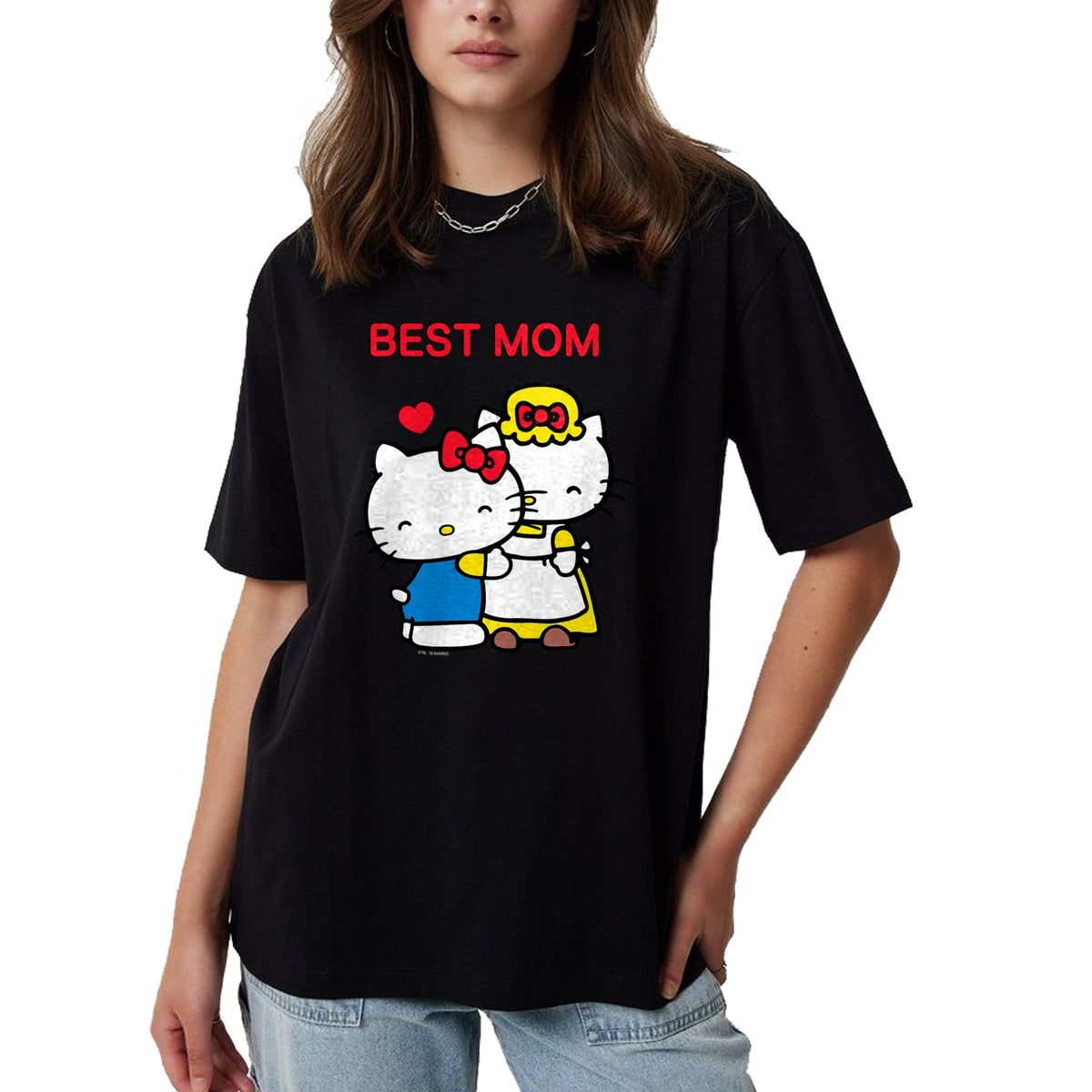 Gift for Mom Shirt, Funny Mom Unisex T-Shirt/Hoodie/Sweatshirt HLT00 - Hello Kitty Mother's Day Best Mom Tee Shirt T-Shirt