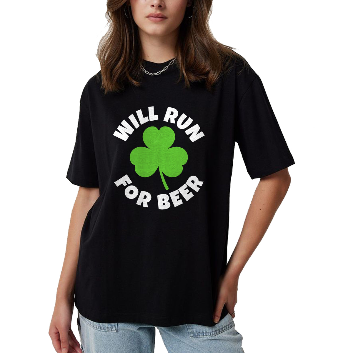 Patrick Day Shirts for Family, Funny Patrick Day shirts, st patrick's day Unisex T-Shirt/Hoodie/Sweatshirt HLT00 - Will Run For Beer Funny St. Patrick Day Irish Running Runner T-Shirt