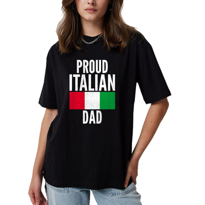 Gift for Dad Shirt, Funny Dad Unisex T-Shirt/Hoodie/Sweatshirt HLT00 – Proud Italian Dad Funny Saying for Italian Fathers T-Shirt