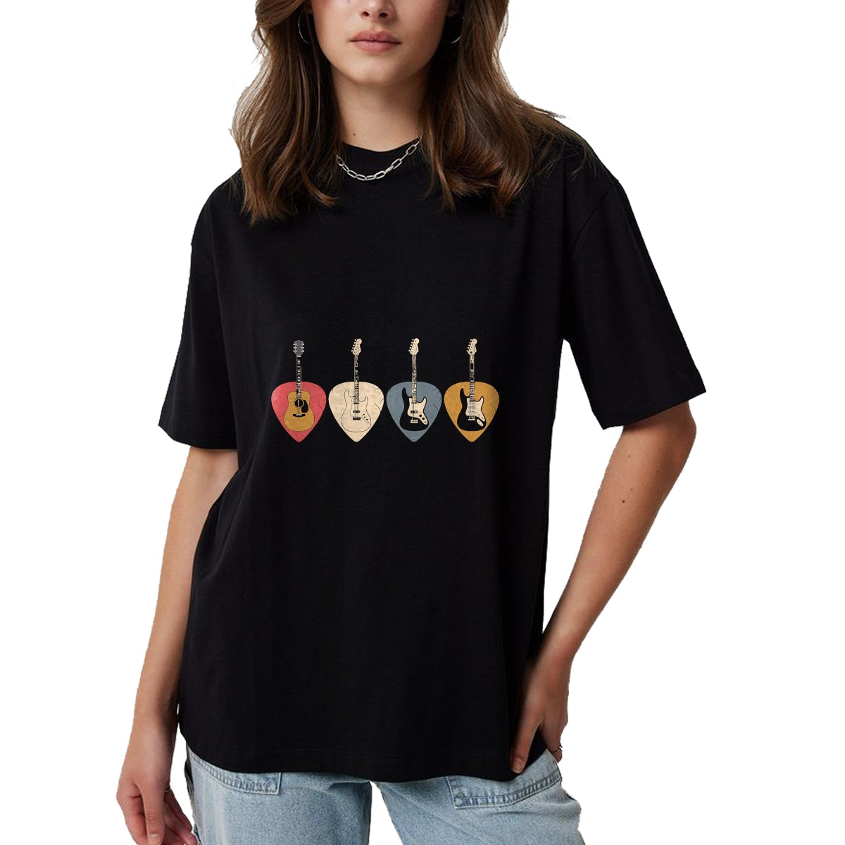 Guitar Lover Shirt, Funny Guitar UnisexT-Shirt/Hoodie/Sweatshirt HLT00 - Funny Guitar Design for Men Women Guitarist Guitar Player T-Shirt