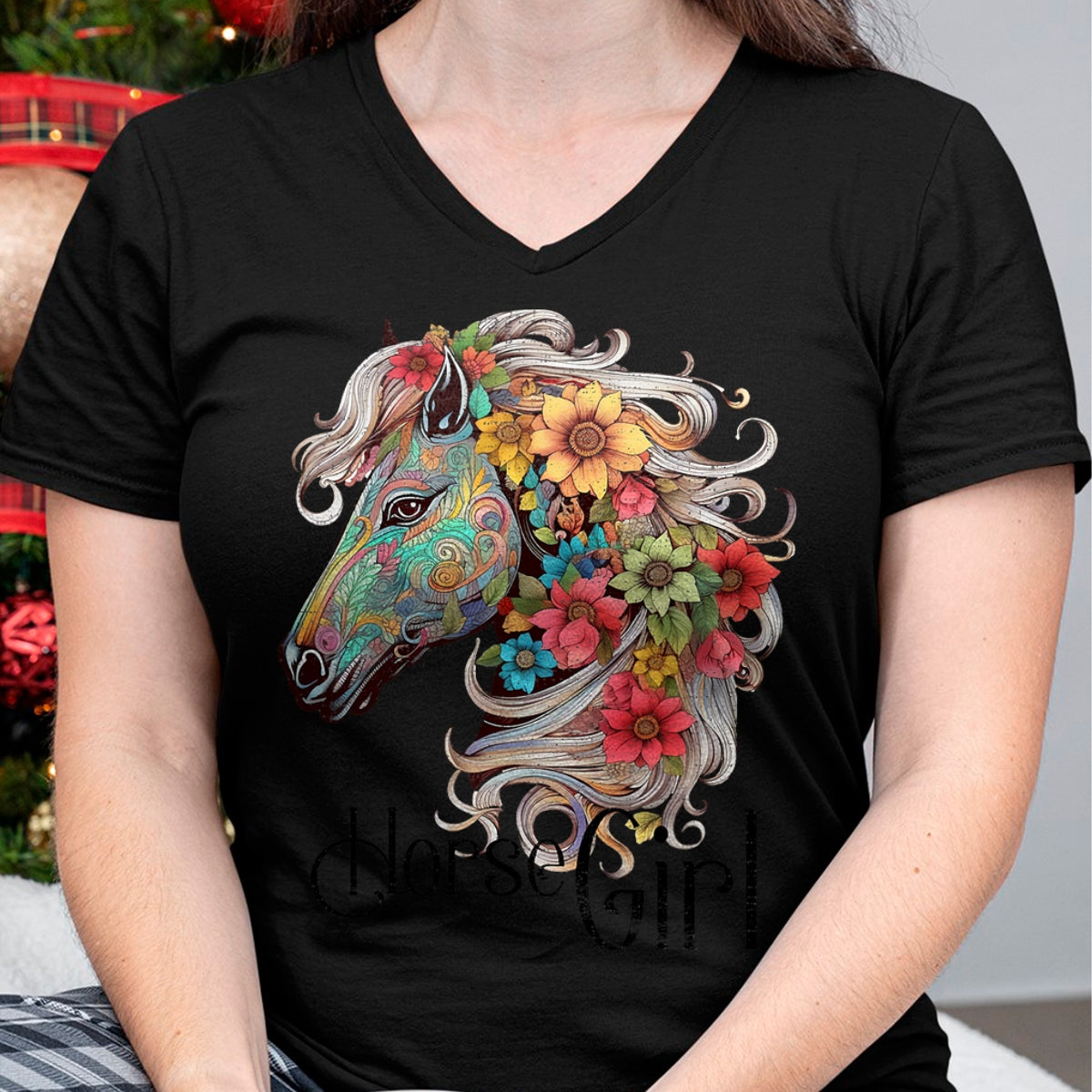 Best Horse Lover Shirt , Funny Horse UnisexT-Shirt/Hoodie/Sweatshirt HLT00 - Horse Girl - Just A Girl Who Loves Horses, Horseback Riding T-Shirt