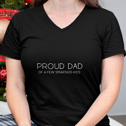 Gift for Dad Shirt, Funny Dad Unisex T-Shirt/Hoodie/Sweatshirt HLT00 – Proud Father of a Few Smartass Kids Father_s Day Dad Jokes T-Shirt