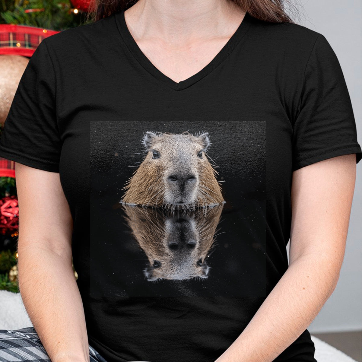 Cute Capybara Shirt, Funny Capybara Unisex T-Shirt/Hoodie/Sweatshirt HLT00 - Funny Graphic Capybara Long Sleeve T-Shirt (10)
