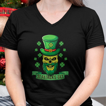 Patrick Day Shirts for Family, Funny Patrick Day shirts, st patrick's day Unisex T-Shirt/Hoodie/Sweatshirt HLT00 - Sugar Bone Irish Skeleton Shamrock Saint Patrick Day T-Shirt