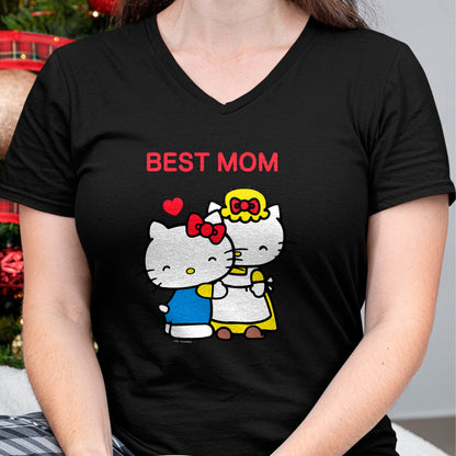 Gift for Mom Shirt, Funny Mom Unisex T-Shirt/Hoodie/Sweatshirt HLT00 - Hello Kitty Mother's Day Best Mom Tee Shirt T-Shirt
