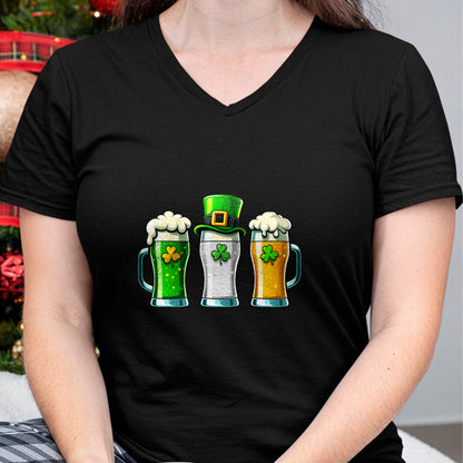 Patrick Day Shirts for Family, Funny Patrick Day shirts, st patrick's day Unisex T-Shirt/Hoodie/Sweatshirt HLT00 - St Patrick Day Irish Ireland Flag Green Beer Lover Men Women T-Shirt