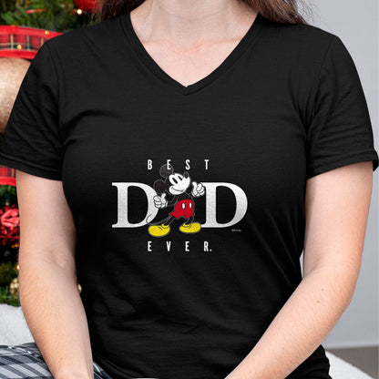 Gift for Dad Shirt, Funny Dad Unisex T-Shirt/Hoodie/Sweatshirt HLT00 – Disney Mickey Mouse Best Dad Ever Thumbs Up Father’s Day T-Shirt