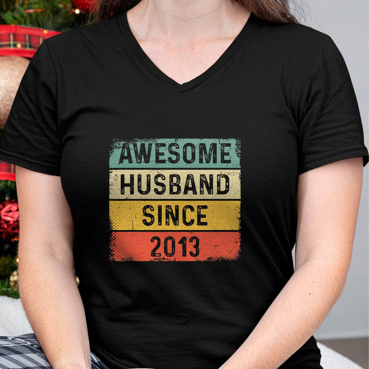Best Wife Shirt, Wife and Husband Unisex T-Shirt/Hoodie/Sweatshirt HLT00 - 11th Wedding Anniversary Epic Awesome Husband Since 2013 T-Shirt (1)