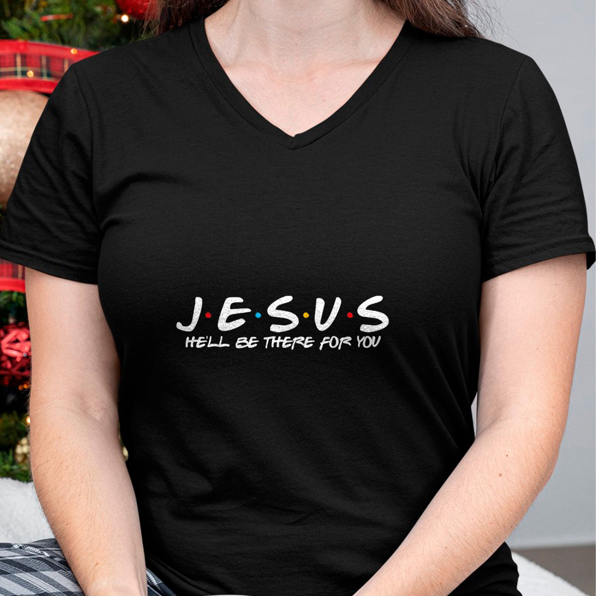 Christian Tee, Christian Faith Unisex T-Shirt/Hoodie/Sweatshirt HLT00 - Jesus He_ll Be There For You Parody Funny Christians Gift T-Shirt