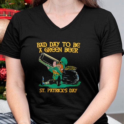 Patrick Day Shirts for Family, Funny Patrick Day shirts, st patrick's day Unisex T-Shirt/Hoodie/Sweatshirt HLT00 - Bad day to be a green beer St Patrick Day T-Shirt