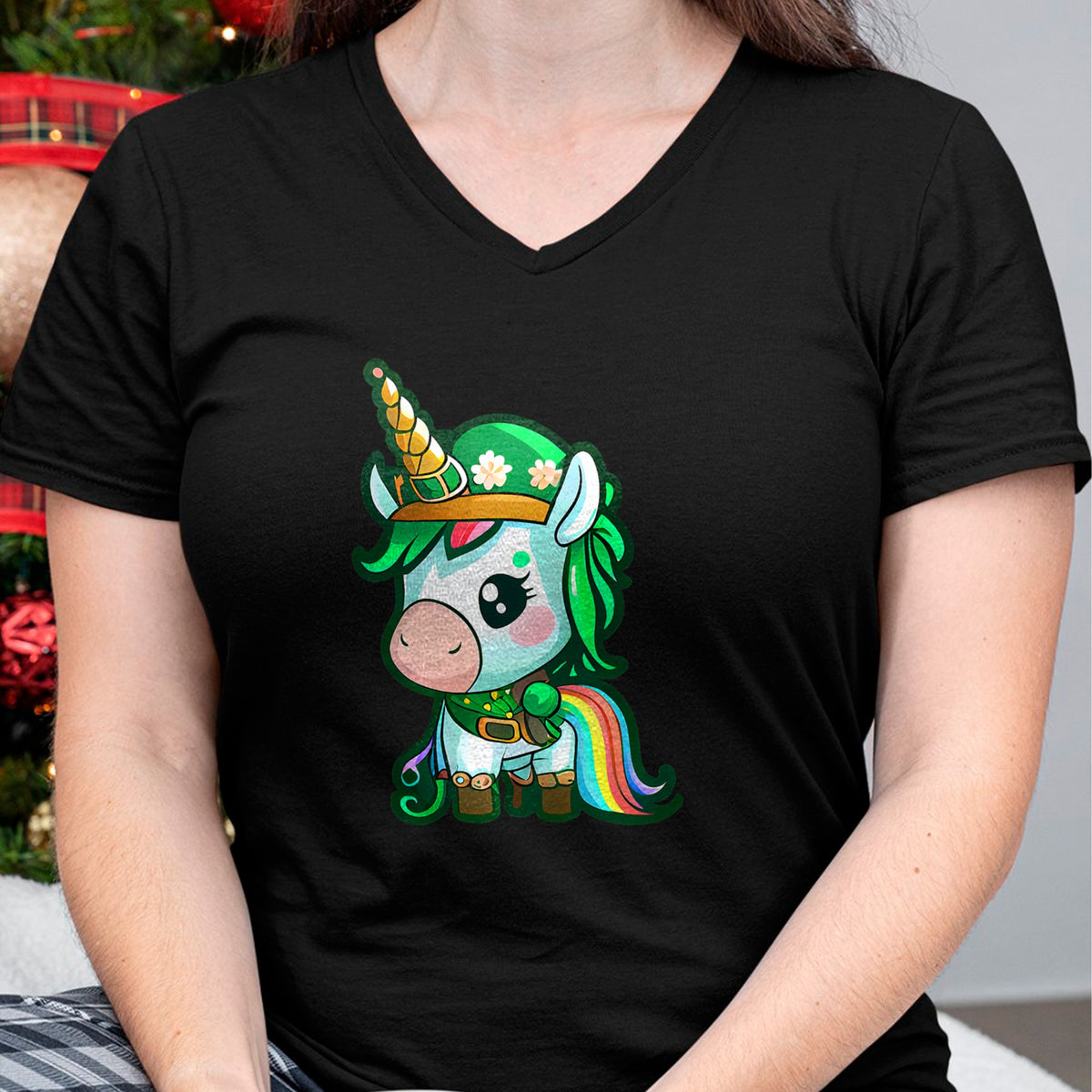 Patrick Day Shirts for Family, Funny Patrick Day shirts, st patrick's day Unisex T-Shirt/Hoodie/Sweatshirt HLT00 - Cute Unicorn Leprecorn St Patrick Day Lucky Irish Girls Kids T-Shirt