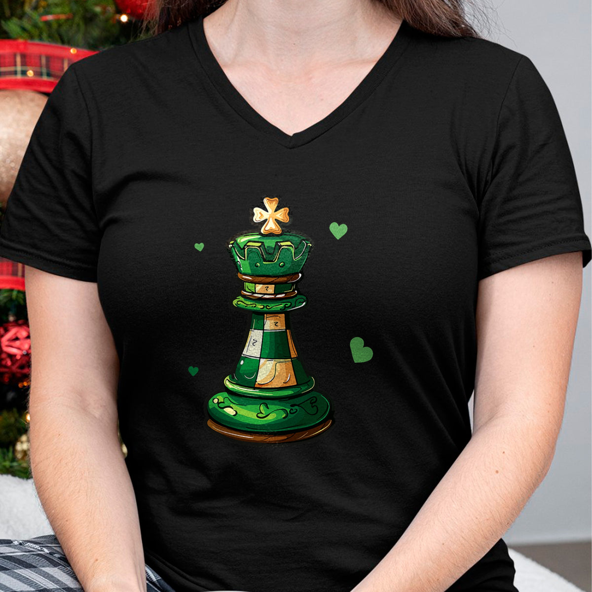 Patrick Day Shirts for Family, Funny Patrick Day shirts, st patrick's day Unisex T-Shirt/Hoodie/Sweatshirt HLT00 - Chess Funny St. Patrick Day Lucky Irish Shamrock Player T-Shirt