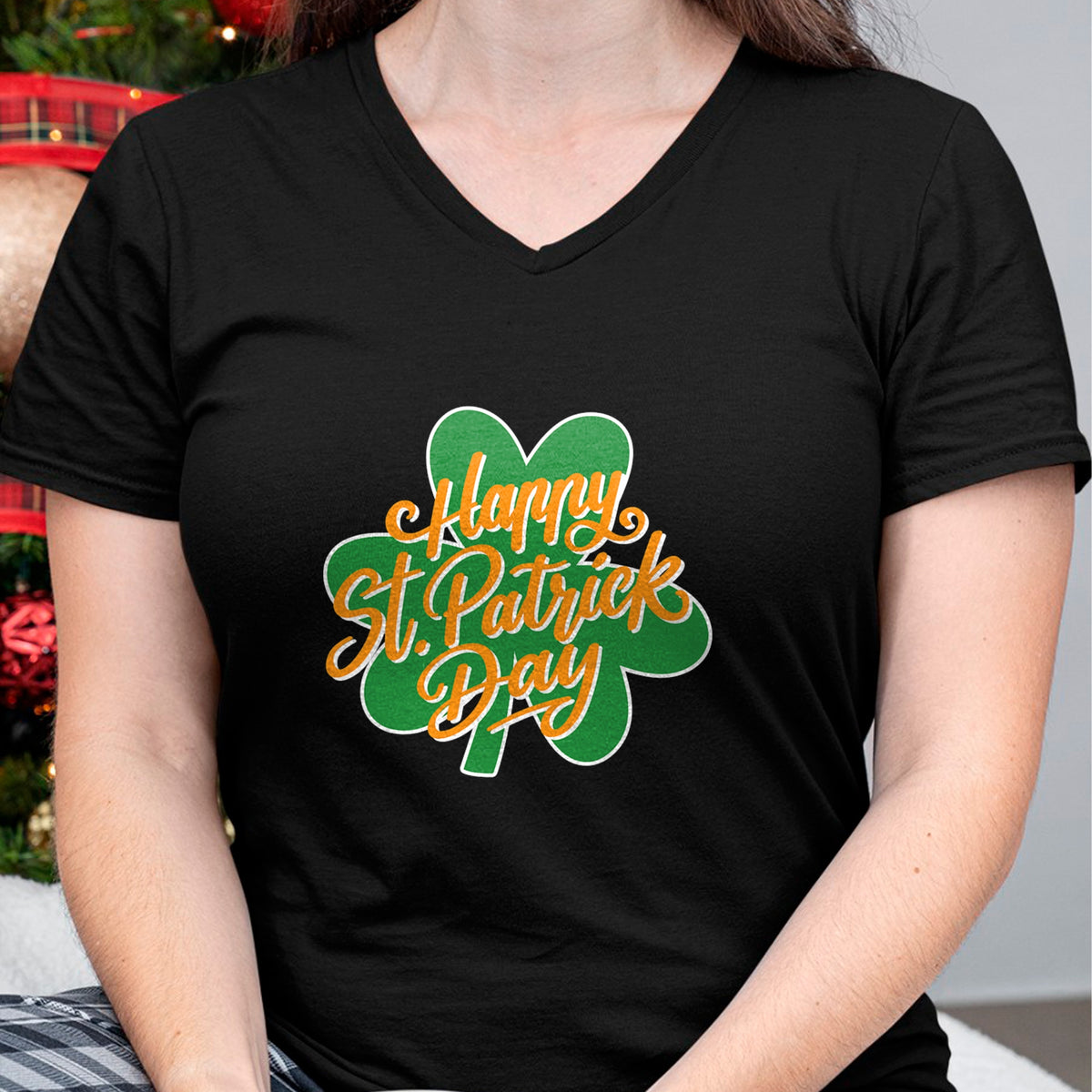 Patrick Day Shirts for Family, Funny Patrick Day shirts, st patrick's day Unisex T-Shirt/Hoodie/Sweatshirt HLT00 - Happy St. Patrick_ Day Clover leaves Irish Ireland Shamrock T-Shirt