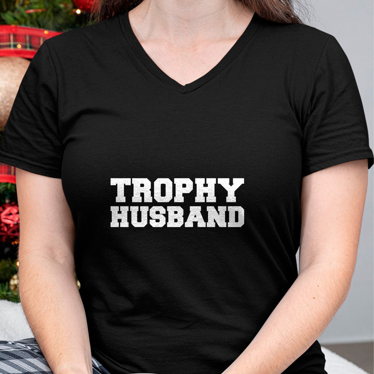 Best Wife Shirt, Wife and Husband Unisex T-Shirt/Hoodie/Sweatshirt HLT00 - Funny Trophy Husband Marriage Hubby Love Anniversary Gift Long Sleeve T-Shirt