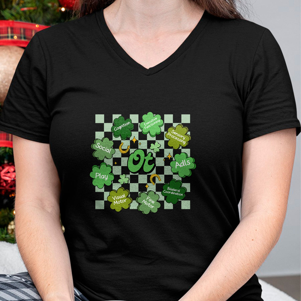 Patrick Day Shirts for Family, Funny Patrick Day shirts, st patrick's day Unisex T-Shirt/Hoodie/Sweatshirt HLT00 - Occupational Therapy OT Therapist Shamrock St Patrick Day T-Shirt