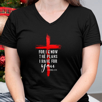 Christian Tee, Christian Faith Unisex T-Shirt/Hoodie/Sweatshirt HLT00 - Christian Quote Faith Jeremiah 29.11 T-Shirt