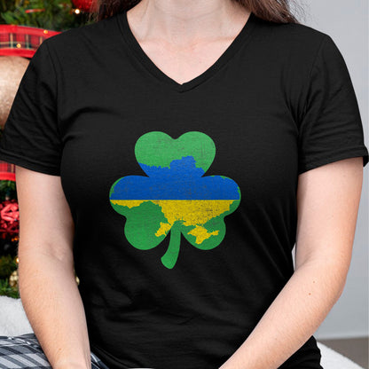 Patrick Day Shirts for Family, Funny Patrick Day shirts, st patrick's day Unisex T-Shirt/Hoodie/Sweatshirt HLT00 - Irish Shamrock Good Luck Ukrainians Ukraine Map Patrick Day T-Shirt