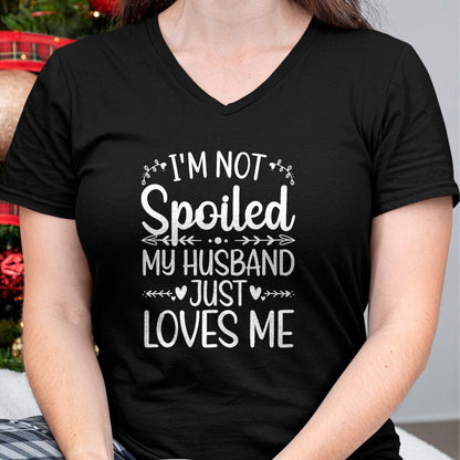 Best Wife Shirt, Wife and Husband Unisex T-Shirt/Hoodie/Sweatshirt HLT00 - Gift for wife T shirt, spoiled wife   Funny Spoiled Wife Art For Women Girls Husband Spoiled Wife Pr (16)