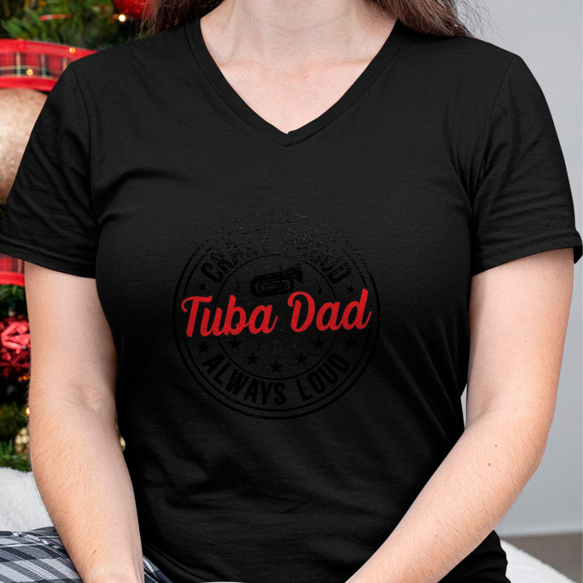 Gift for Dad Shirt, Funny Dad Unisex T-Shirt/Hoodie/Sweatshirt HLT00 – Crazy Proud Tuba Dad Of A Tuba Player Father Tubist Dad Long Sleeve T-Shirt