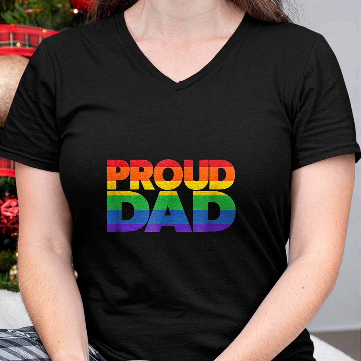 Gift for Dad Shirt, Funny Dad Unisex T-Shirt/Hoodie/Sweatshirt HLT00 – Gay Pride Shirt Proud Dad LGBT parent t-shirt Father_s Day T-Shirt