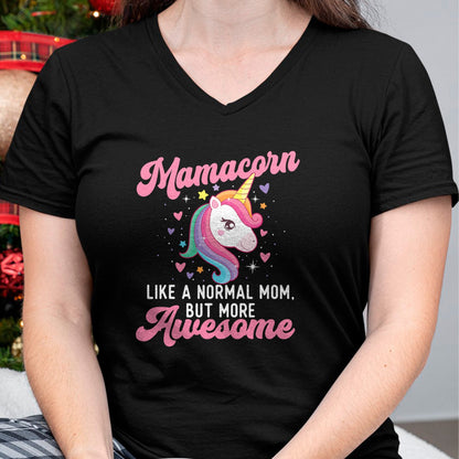 Gift for Mom Shirt, Funny Mom Unisex T-Shirt/Hoodie/Sweatshirt HLT00 - Mamacorn Like A Normal Mom But More Awesome - Unicorn Mother T-Shirt