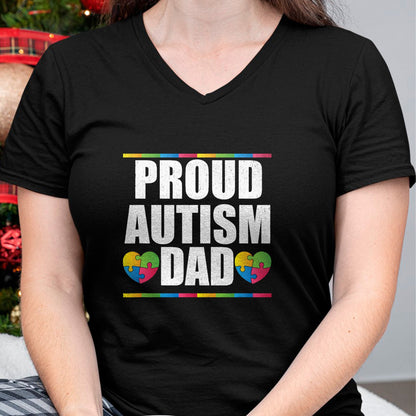 Gift for Dad Shirt, Funny Dad Unisex T-Shirt/Hoodie/Sweatshirt HLT00 – Proud Autism Dad T Shirt Father of Autistic Child