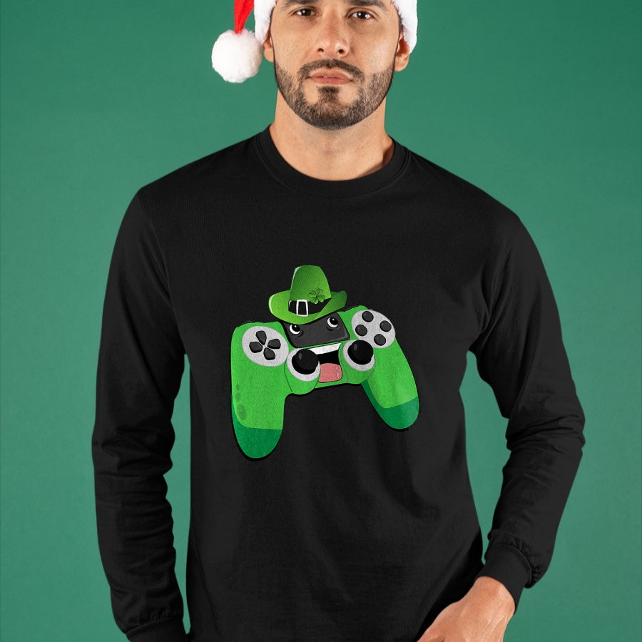 Patrick Day Shirts for Family, Funny Patrick Day shirts, st patrick's day Unisex T-Shirt/Hoodie/Sweatshirt HLT00 - Video Game Gaming St Patrick Day Gamer Boys St. Patty_s Day Premium T-Shirt