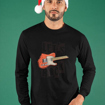Guitar Lover Shirt, Funny Guitar UnisexT-Shirt/Hoodie/Sweatshirt HLT00 - Let_s Rock Electric Guitar Music Lover Band Guitarist Retro Vintage Tees T Shirts for Men and Women