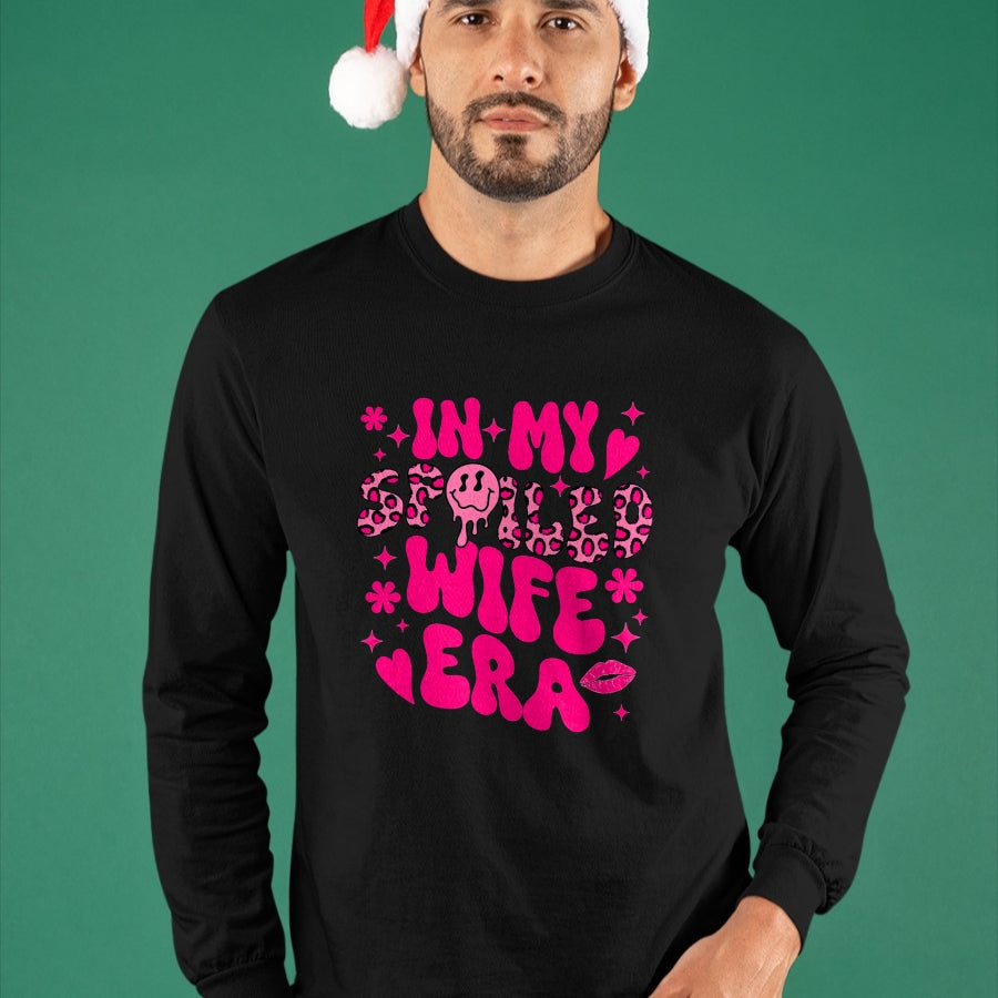 Best Wife Shirt, Wife and Husband Unisex T-Shirt/Hoodie/Sweatshirt HLT00 - Gift for wife T shirt, spoiled wife   In My Spoiled Wife Era T-Shirt (1)