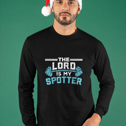 Christian Tee, Christian Faith Unisex T-Shirt/Hoodie/Sweatshirt HLT00 - Jesus Workout Shirt Jesus is my Spotter Christian Gym T-Shirt