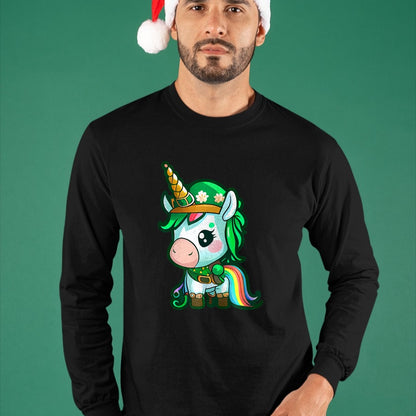 Patrick Day Shirts for Family, Funny Patrick Day shirts, st patrick's day Unisex T-Shirt/Hoodie/Sweatshirt HLT00 - Cute Unicorn Leprecorn St Patrick Day Lucky Irish Girls Kids T-Shirt